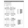 Komplet TopLine L v2.0 3 drzwi z zamykaczami w dwie strony (50kg 18-30mm) L=4000mm, cena - zdjecie №5 - small