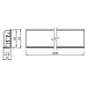 Listwa przyblatowa Thermoplast ITALO WAP biały matowy 1110 L-3m (akc. 301), kupic - zdjecie №2 - small