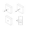 Mufa pod eurowkręt L11 D8, wbijana, do Rastex DU232, tworzywo (9015676) Hettich, zdjecie - zdjecie №4 - small