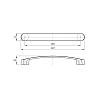 Uchwyt UU 7101/128 (DUU 71/128 G1) czarny_analog, zdjecie - zdjecie №4 - small