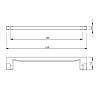 Uchwyt Ferro Fiori M 0030.160 chrom, nie drogie - zdjecie №3 - small