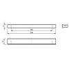 Uchwyt DU 03 AL/160 UA 03 COO/160 aluminium, zdjecie - zdjecie №4 - small
