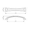 Uchwyt UN 5408/128-1 (DN 54/128 G6) aluminium, zdjecie - zdjecie №4 - small
