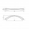 Uchwyt UP 8208/96-1 (DP 82/96 G6) aluminium, zdjecie - zdjecie №4 - small