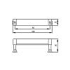 Uchwyt Ferro Fiori M 0540.096 B nikiel, zdjecie - zdjecie №4 - small