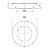 Lampa LED Flat 220V, 4W, 4000K (światło neutralne), biały matowy, nie drogie - zdjecie №3 - small