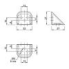 Złącze meblowe MAX Z-02 metal / plastik czarny, zdjecie - zdjecie №4 - small