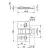 Prowadnik krzyżakowy pod zawias z samodociągiem 3D Muller profi line H=0mm, kupic - zdjecie №2 - small