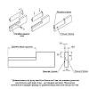 Uchwyt Cosma M 766 L=3270mm biały, 19 mm (m.b.), od producenta - zdjecie №8 - small