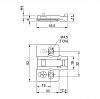 Prowadnik krzyżakowy do zawias z cichym domykiem 3D Muller profi line H=4mm, kupic - zdjecie №2 - small