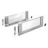 AvanTech YOU Komplet boków H=187, Inlay (pod szkło) L=650mm,srebro (9257179) Hettich - small