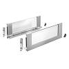 AvanTech YOU Komplet boków H=187, Inlay (pod szkło) L=500mm,srebro (9257176) Hettich - small