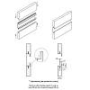 Profil wpuszczany - uchwyt Ferro Fiori M 8010 srebro anodowane, 18 mm, zdjecie - zdjecie №4 - small