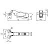 Zawias Clip-on,95°,Sensys 8668,półnakł.,do prof.aluminiowego,bez sprężyn,niklowy(9072531) Hettich, kupic - zdjecie №2 - small