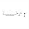 Uchwyt Cosma M 653.1024 L=1200mm chrom, zdjecie - zdjecie №4 - small