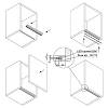 Profil GOLA do modułu górnego Ferro Fiori z rowkiem na LED, L=4100 mm, type L, biały 4100, nie drogie - zdjecie №3 - small