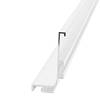 Profil GOLA poziomy z rowkiem na LED Ferro Fiori, L=4100 mm, type L, biały 4100, kupic - zdjecie №2 - small