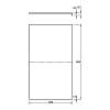Tacka aluminiowa 500x863mm, Scilm, kupic - zdjecie №2 - small