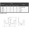 Haczyk Marella CL 43002.071 czarny matowy, zdjecie - zdjecie №4 - small