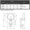 Haczyk Marella M 43253.171 czarny, od producenta - zdjecie №8 - small