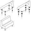 Nóżka meblowa regulowana NA 12/С00 RN, Ø 48 mm, h=120-125 mm, max 50 kg, aluminium, cena - zdjecie №5 - small