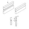 Profil wpuszczany - uchwyt  UKW 7, 18mm, 5m, antracyt RAL7016, cena - zdjecie №5 - small