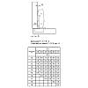 Zawias Clip-on, 110°, Sensys 8645, nakładany, bez domykania, niklowy (9071259) Hettich, od producenta - zdjecie №8 - small