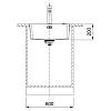 Zlewozmywak wbudowywany stalowy Mythos MYX 210-50 Stal szlachetna szczotkowana Franke 127.0624.561, zamowienie online - zdjecie №7 - small