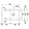 Zlewozmywak wbudowywany Fragranit+ Maris MRG 611-78 Czarny mat Franke 114.0676.024, kupic - zdjecie №2 - small