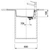 Zlewozmywak wbudowywany Fragranit + Fresno FSG 611-88 Onyx Franke 114.0616.465, nie drogie - zdjecie №3 - small