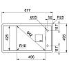 Zlewozmywak wbudowywany Fragranit + Fresno FSG 611-88 Onyx Franke 114.0616.465, kupic - zdjecie №2 - small