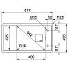 Zlewozmywak wbudowywany Fragranit + Fresno FSG 611-88 Kamienny Szary Franke 114.0638.128, nie drogie - zdjecie №3 - small
