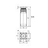 Nóżka meblowa regulowana NA 02C00 h=150-160 mm, max 100kg, czarny, zdjecie - zdjecie №4 - small