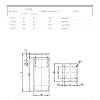 Nóżka meblowa regulowana NA 02C00 h=60-70 mm, max 100kg, czarny, zdjecie - zdjecie №4 - small