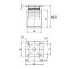 Nóżka meblowa regulowana NA 02C00 h=60-70 mm, max 100kg, czarny, zdjecie - zdjecie №4 - small