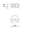 Zestaw wzmocnionej listwy osłonowej ECCENTRICO Ø25 do płyt 16/18 mm, Permo, zdjecie - zdjecie №4 - small