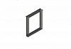 Podstawa do stołu typu O, 600x80mm, h=725mm, złoto, zdjecie - zdjecie №4 - small