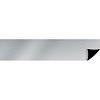 3564E Obrzeże ABS + AL MAGIC II Srebro Metalloptik 43x (100 m.b.) REHAU 