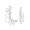 Zestaw zaślepek otwartych Ferro Fiori do profili GOLA z diodami LED type L, aluminium, kupic - zdjecie №2 - small