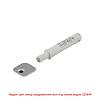 Mechanizm P2O Magnet szary, wpuszczany, krótki tłoczek (9089606) Hettich - small