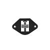 Zawieszka Concealed Bracket Ø35mm/zaczep wewnętrzny/z haczykiem i kołkiem, Italiana Ferramenta (63412030EA), kupic - zdjecie №2 - small