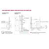 KIARO mechanizm do otwierania frontu w dół, z linką L600mm, nikiel, Italiana Ferramenta, zdjecie - zdjecie №4 - small
