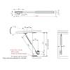 Kompl. KRABY PushToOpen winda/podn. auto otwier. L244 N100, Italiana Ferramenta, do płyty wiór./MDF, nie drogie - zdjecie №3 - small
