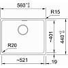 Zlewozmywak wbudowywany Fragranit+ Maris MRG 610-52 Czarny mat Franke 114.0661.761, zdjecie - zdjecie №4 - small