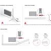 Komplet mechanizmu barkowego KIARO EASY soft (lekki)/antracyt/mocowanie frontu wpuszczane Italiana Ferramenta, zamowienie - zdjecie №6 - small