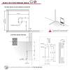 Komplet mechanizmu barkowego KIARO EASY soft (lekki)/antracyt/mocowanie frontu wpuszczane Italiana Ferramenta, od producenta - zdjecie №8 - small