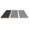 Zaślepka panelu AGT LB-2250-A 3023 Ciemno Szary Supramat 2800х115x12mm (opak. 10szt), kupic - zdjecie №2 - small