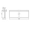 Zaślepka panelu AGT LB-2250-A 3023 Ciemno Szary Supramat 2800х115x12mm (opak. 10szt), nie drogie - zdjecie №3 - small