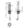 ELEKTRIMA TUBUS Przedłużacz biurkowy wpuszczany okrągły 60mm, 3x sztuki czarny, cena - zdjecie №5 - small