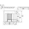 Taca na sztućce W=550 L=500 H=45 (W=max500/min400)(L=max495/min386), biały matowy, zdjecie - zdjecie №4 - small